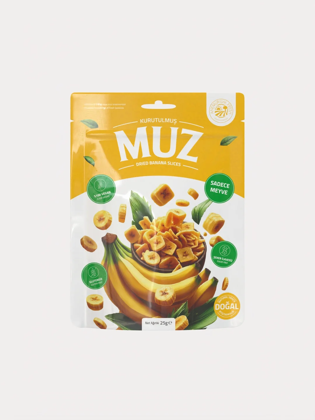 Anemurium Kurutulmuş Muz