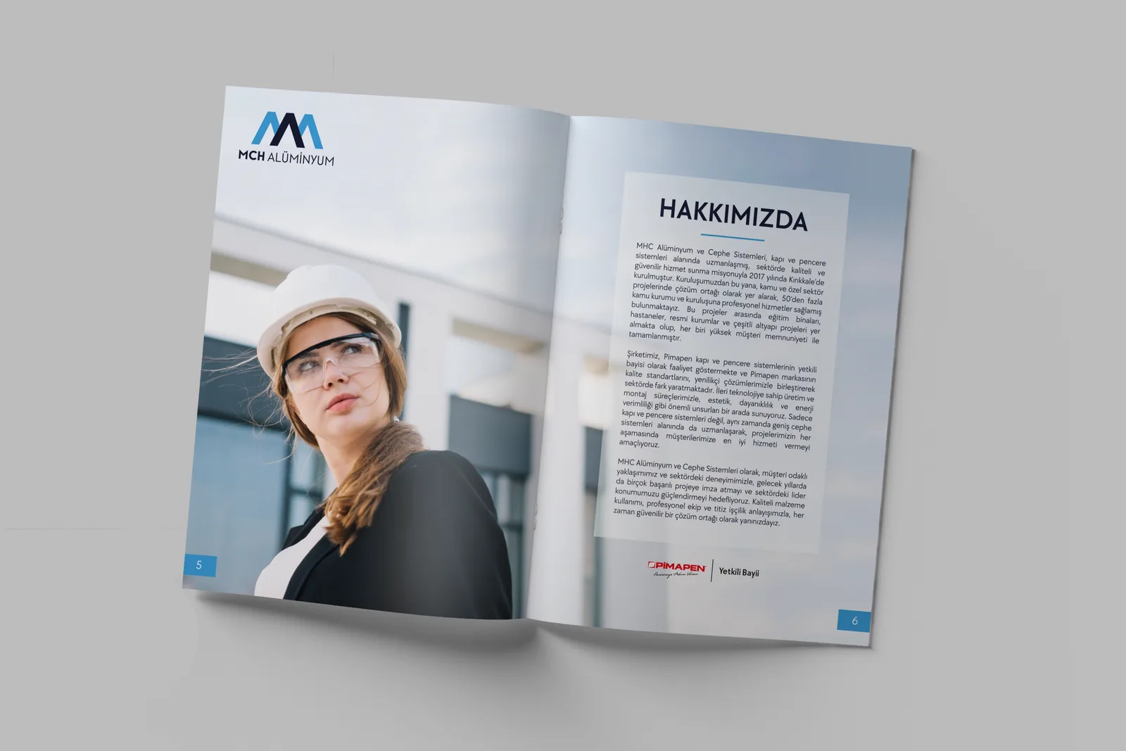 MCH ALÜMİNYUM LOGO YENİLEME & KATALOG TASARIMI