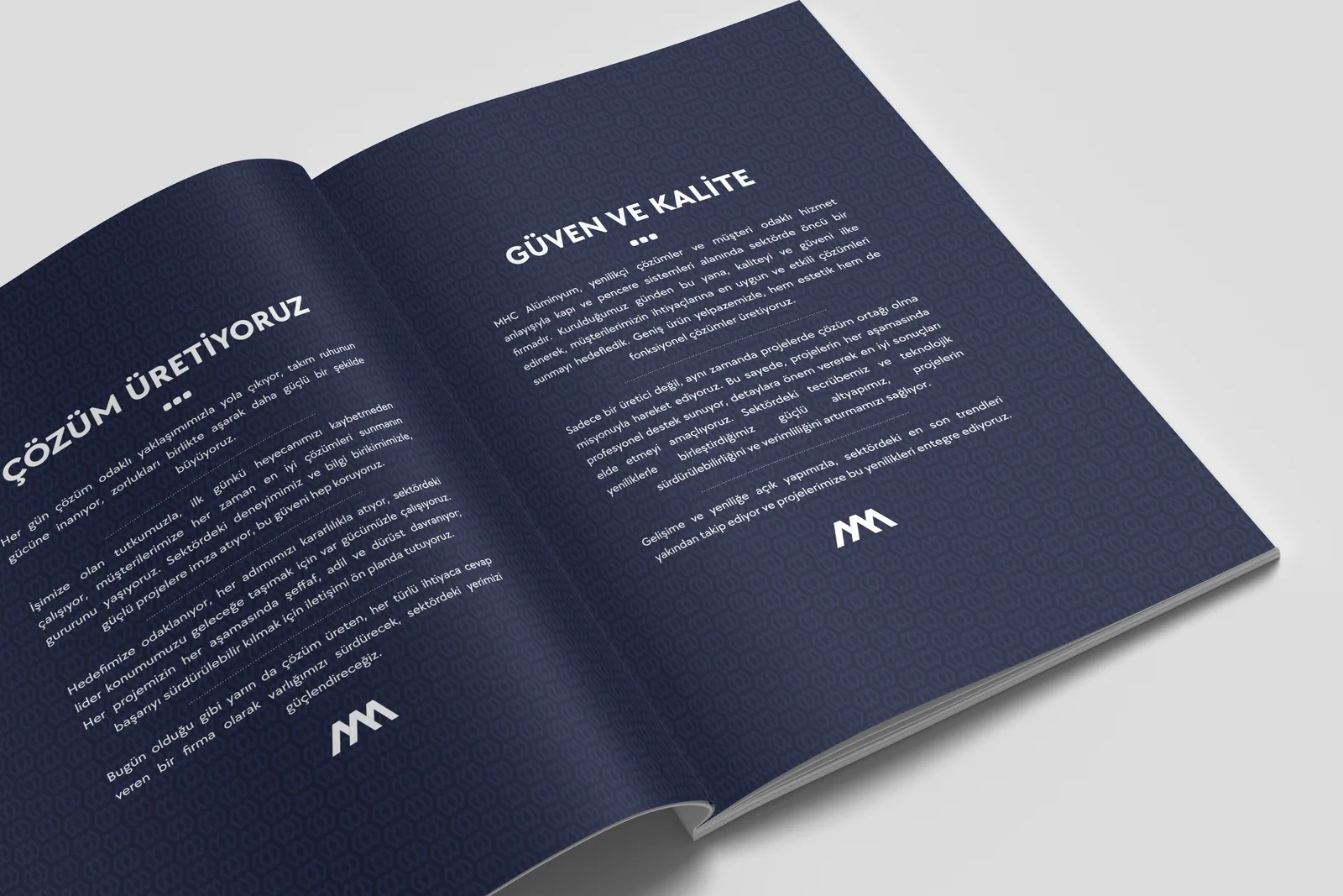 MCH ALÜMİNYUM LOGO YENİLEME & KATALOG TASARIMI