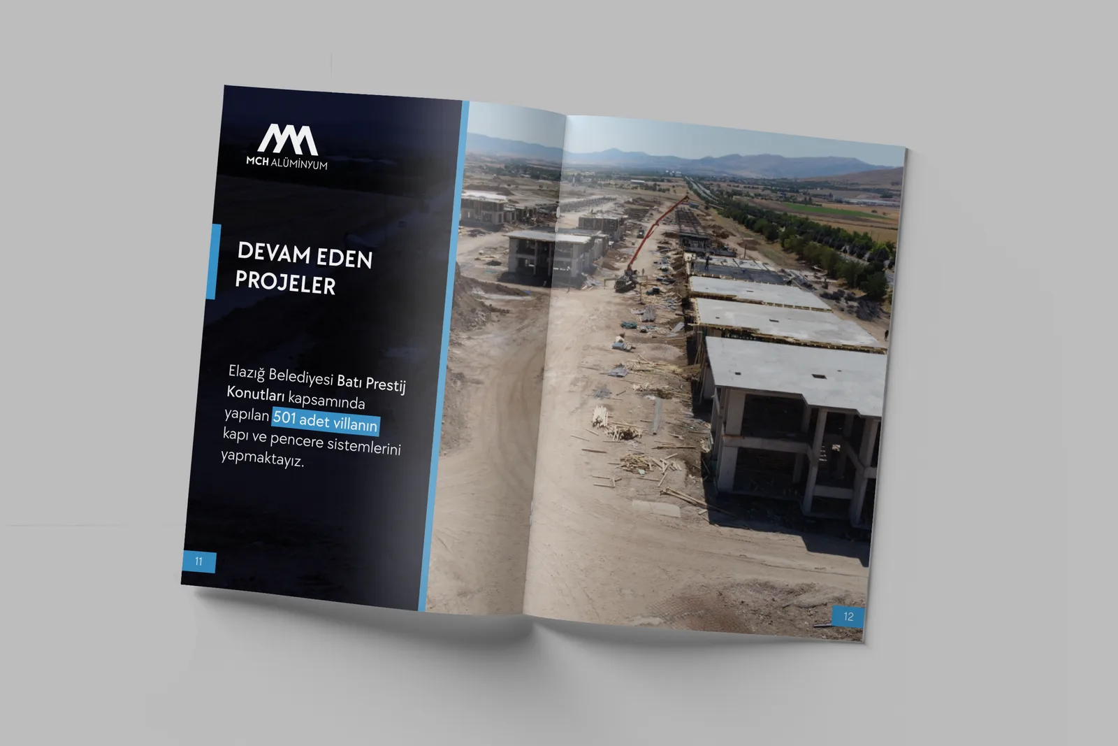MCH ALÜMİNYUM LOGO YENİLEME & KATALOG TASARIMI