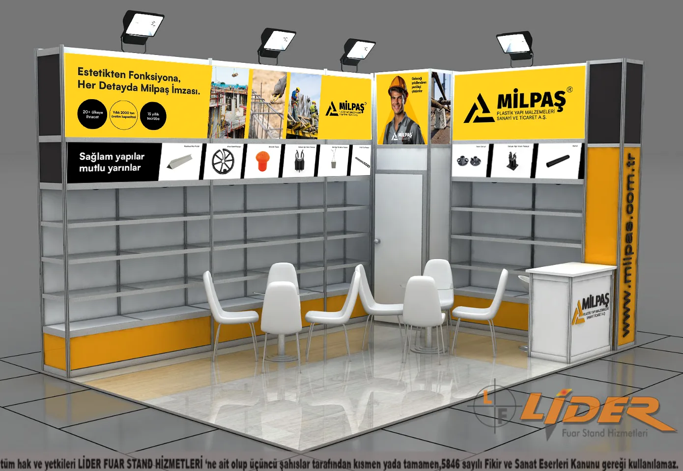 MİLPAŞ FUAR STAND TASARIMI