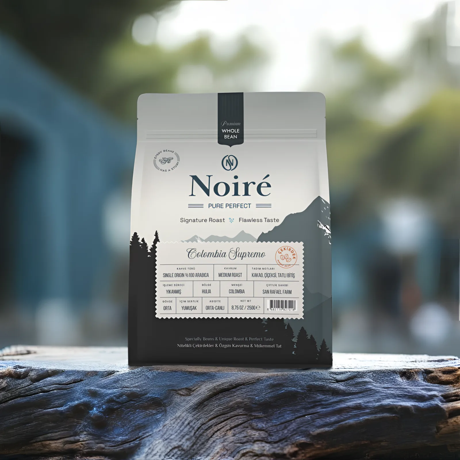 NOIRE KAHVE AMBALAJ TASARIMI
