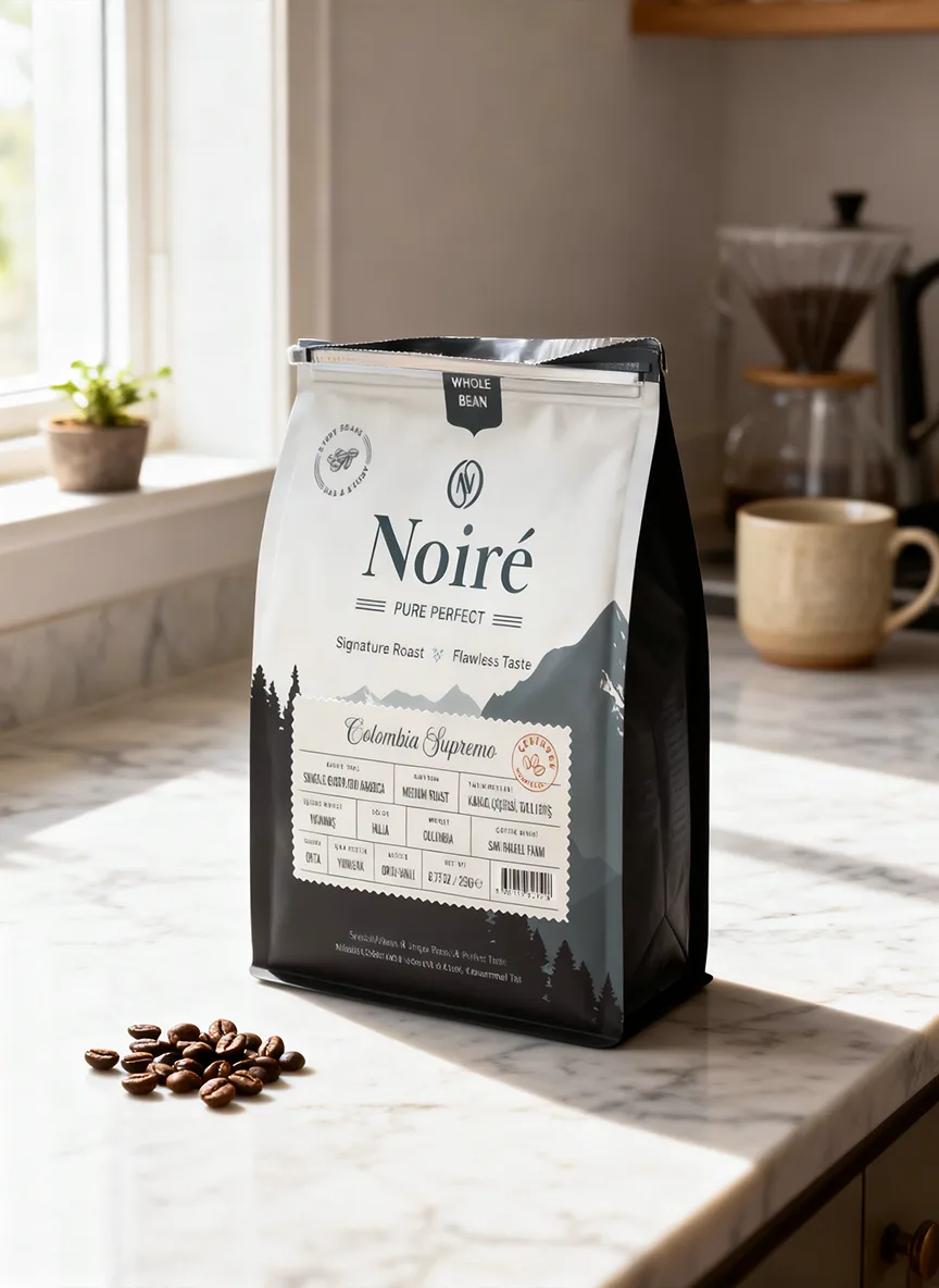 NOIRE KAHVE AMBALAJ TASARIMI