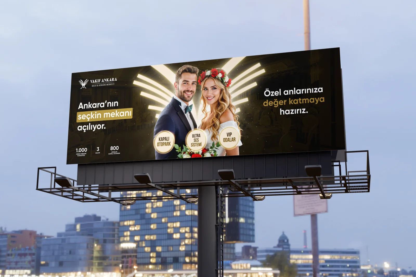VAKIF ANKARA KONGRE MERKEZİ ÖZEL LANDING PAGE TASARIMI